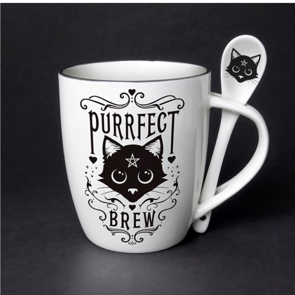 Alchemy of England (Alchemy Gothic) Purrfect Brew coffee mug